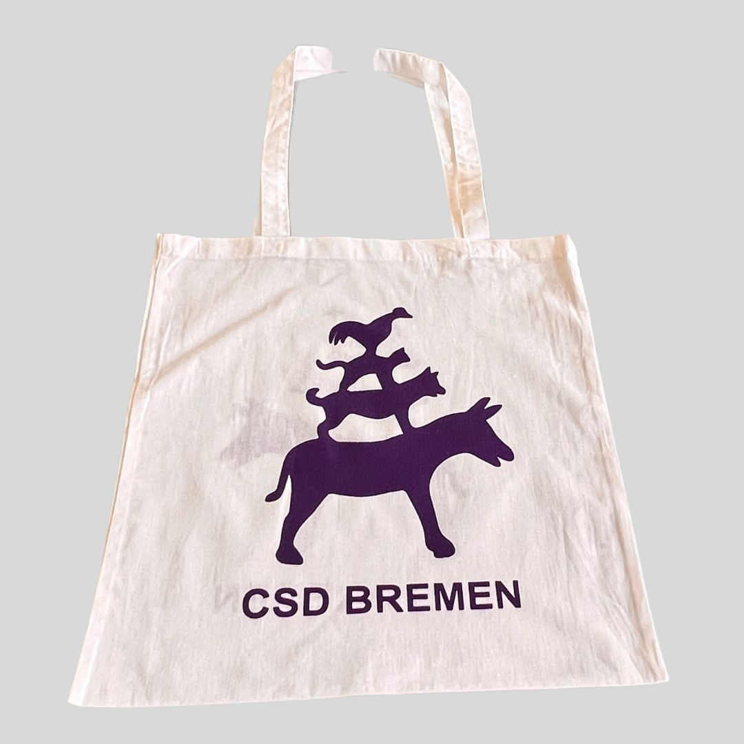 Stofftasche CSD Bremen - PrideMerch.de - Team Behinderte im Queer Cities e.V.