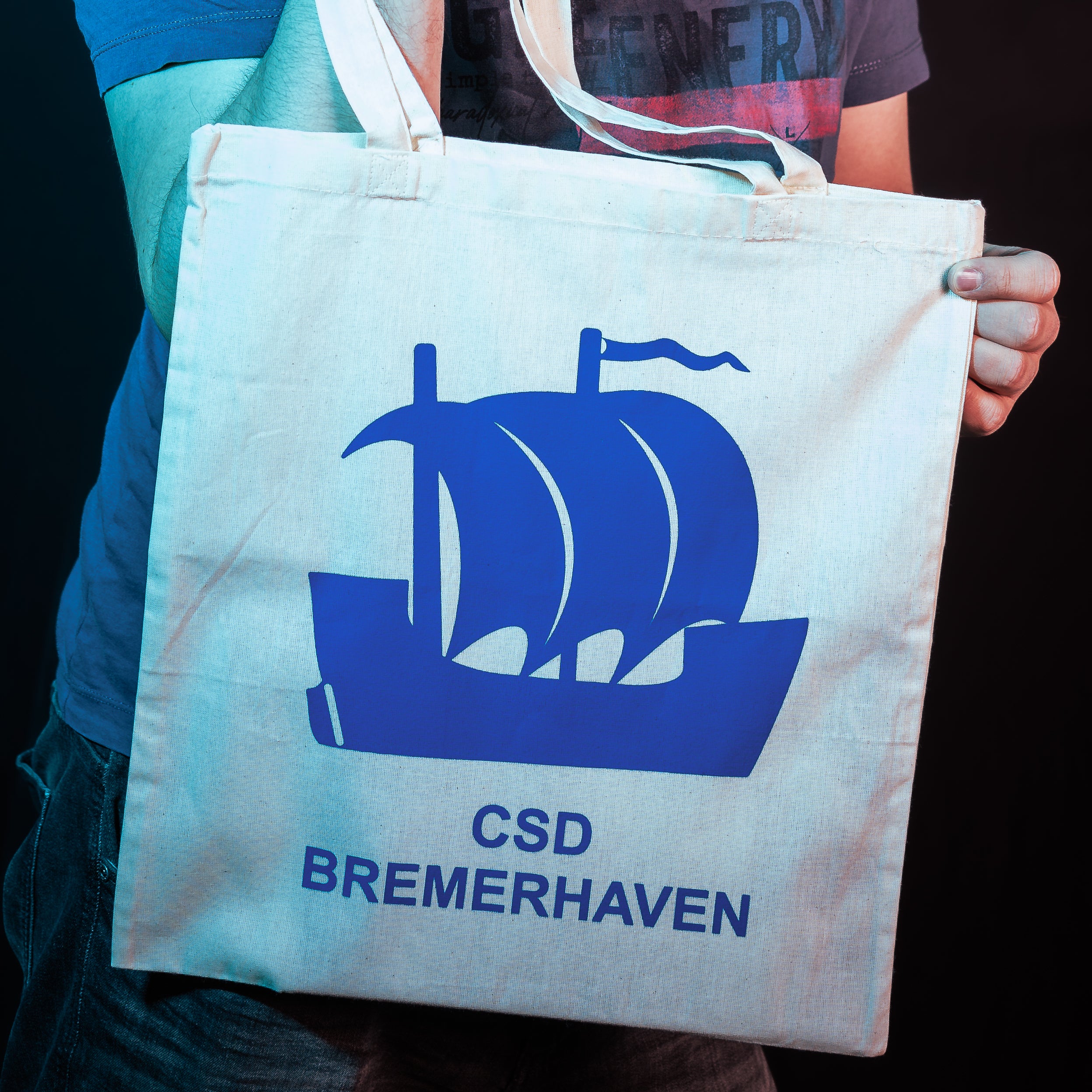 Stofftasche CSD Bremerhaven - PrideMerch.de - Team Behinderte im Queer Cities e.V.