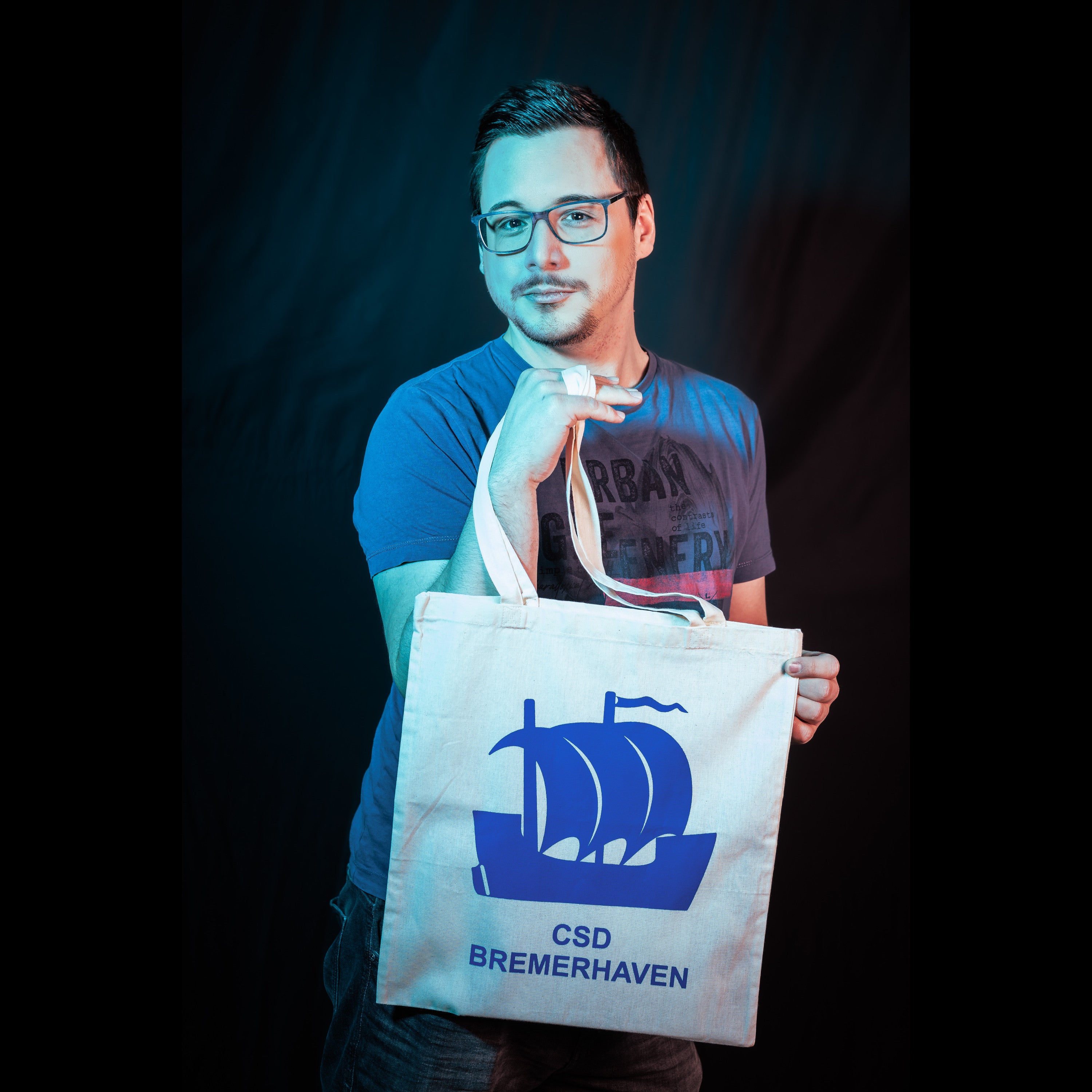 Stofftasche CSD Bremerhaven - PrideMerch.de - Team Behinderte im Queer Cities e.V.