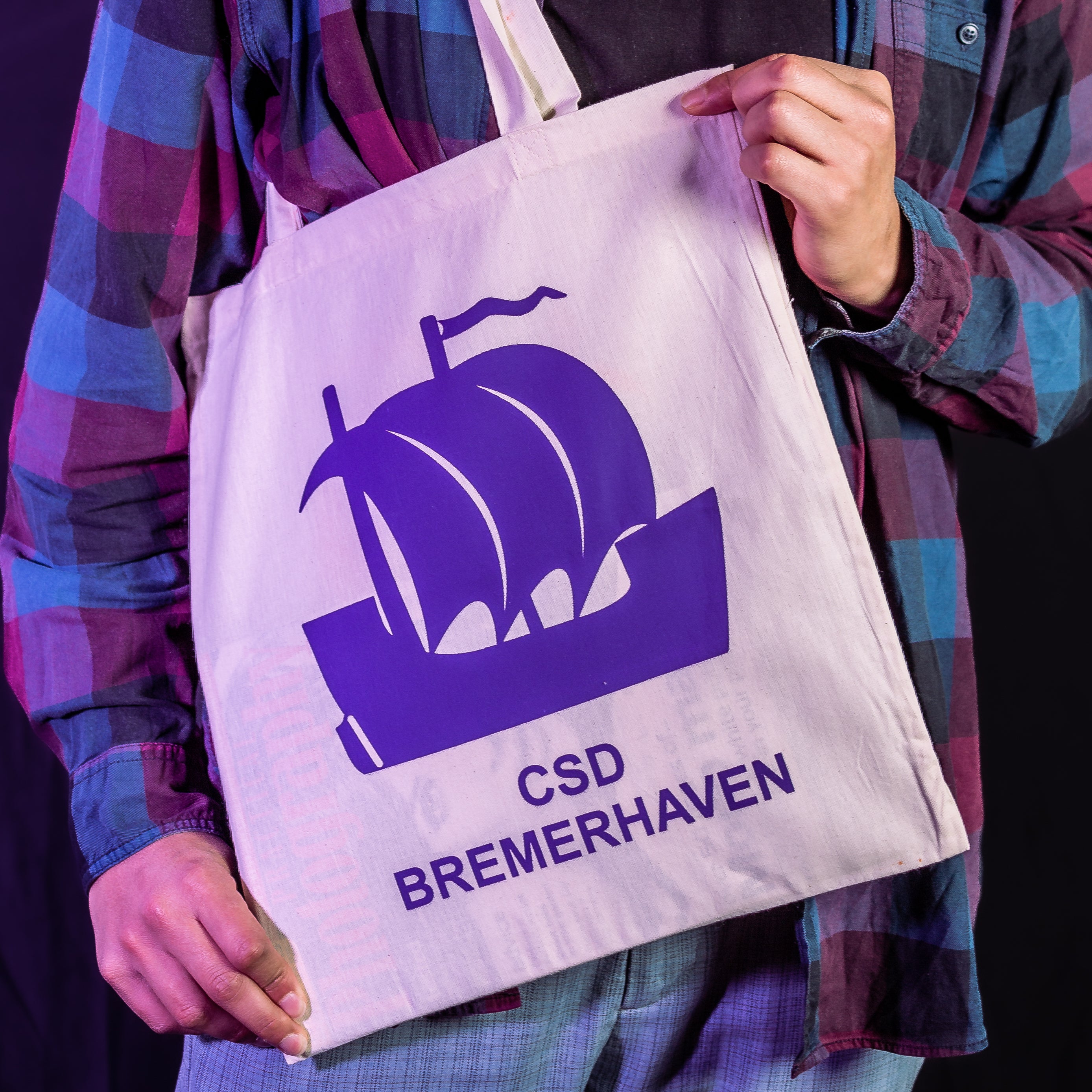 Stofftasche CSD Bremerhaven - PrideMerch.de - Team Behinderte im Queer Cities e.V.