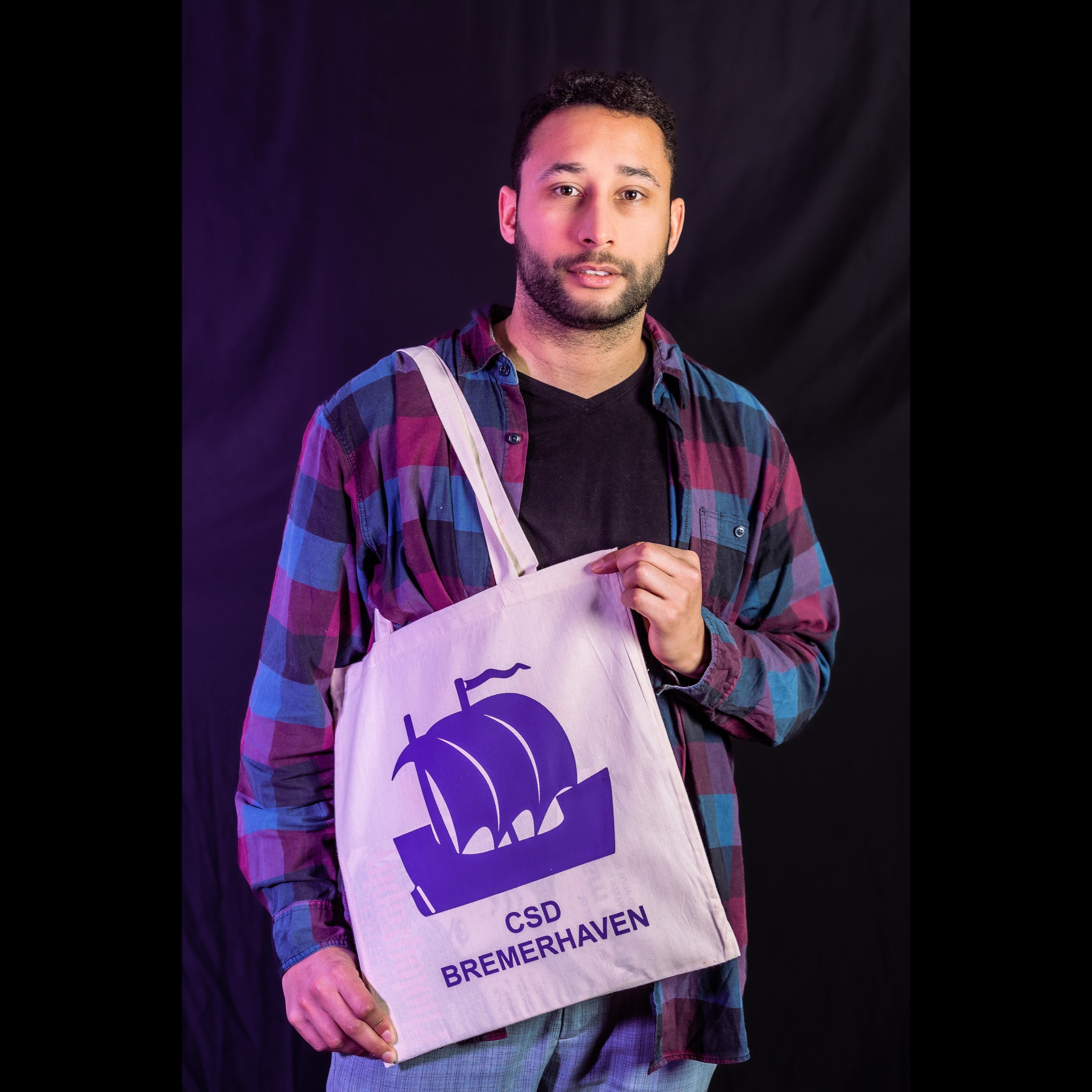 Stofftasche CSD Bremerhaven - PrideMerch.de - Team Behinderte im Queer Cities e.V.